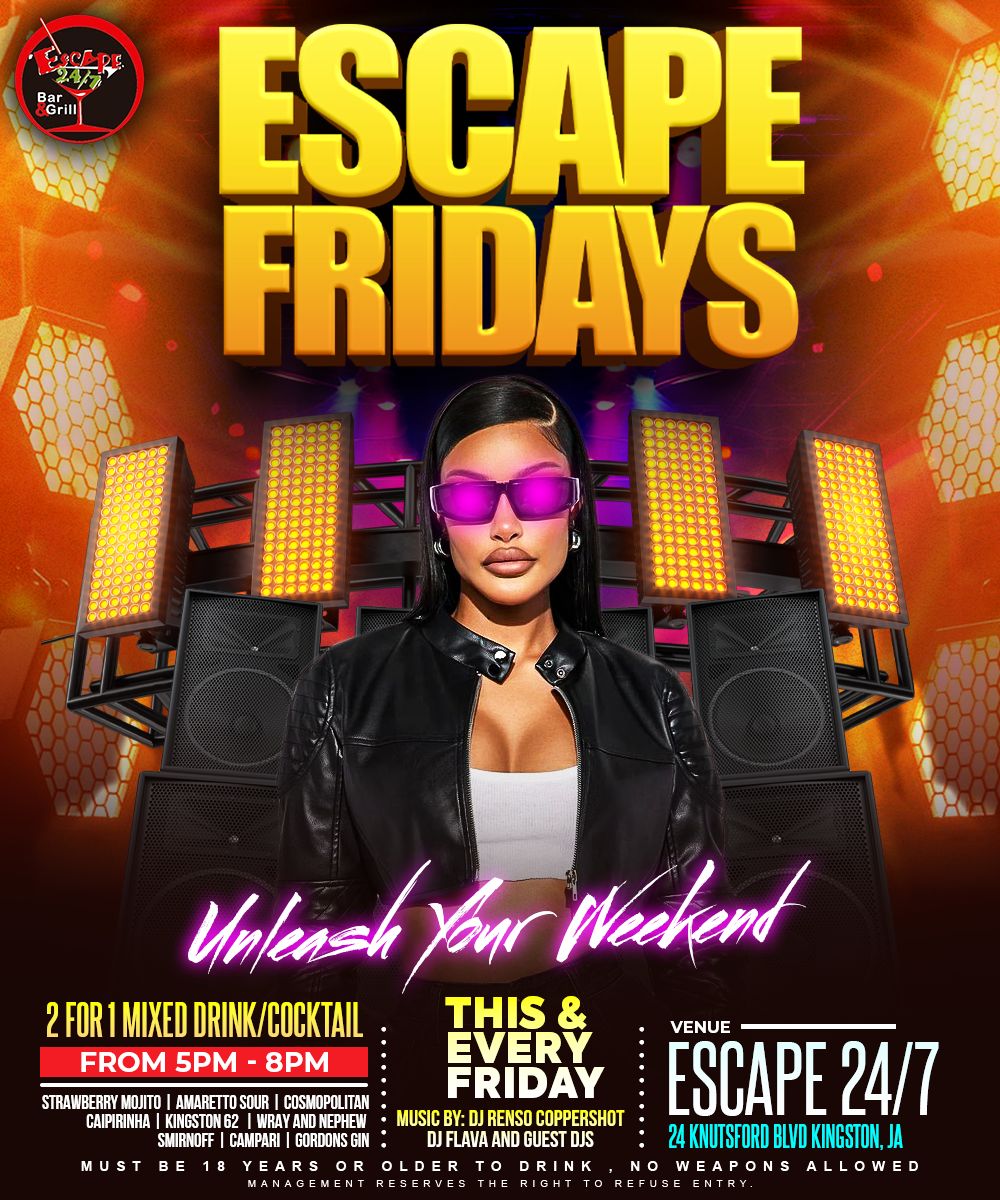 Friday event flyer