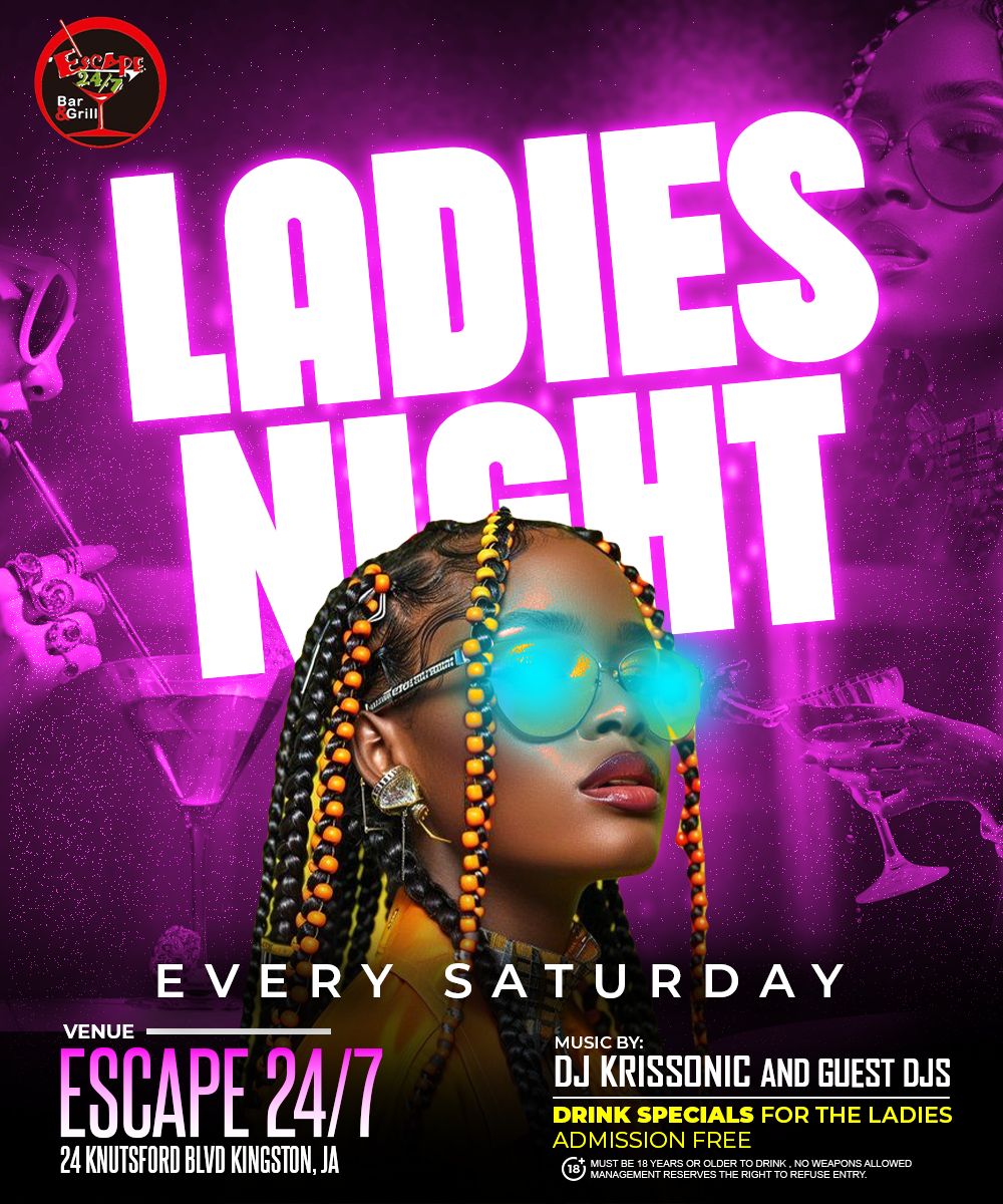 Ladies’ night event flyer